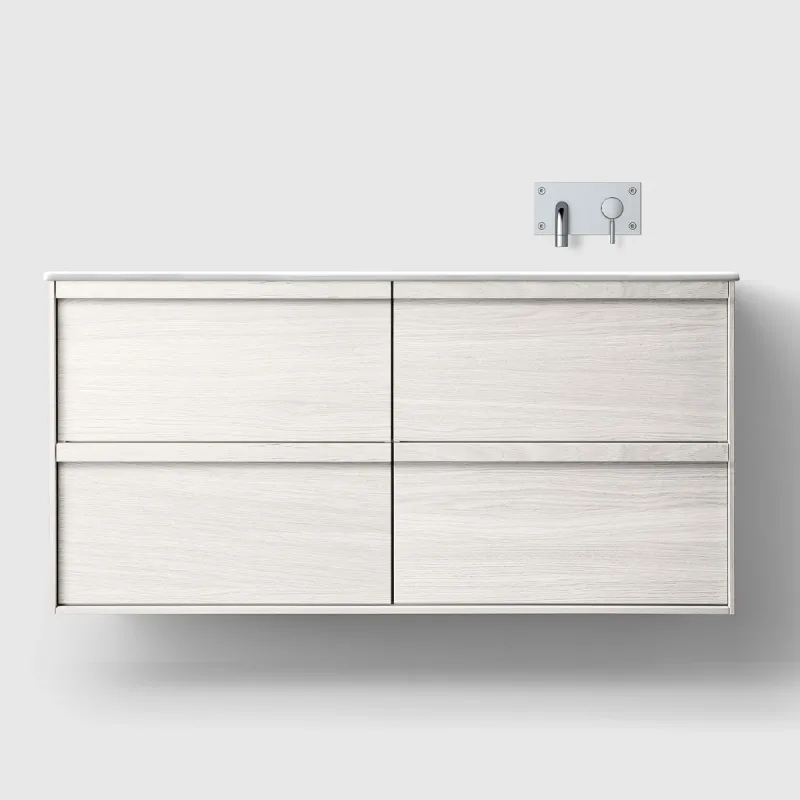 Haven H2 Servantskap 120 cm med Høyrestilt Porselensservant