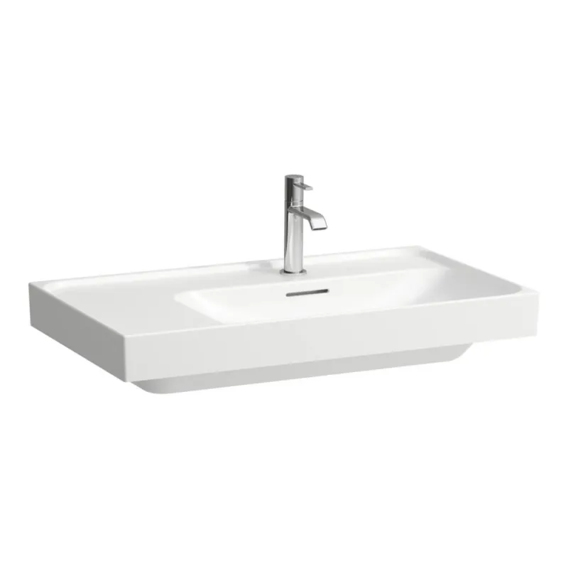 Laufen Meda Vegghengt Servant 80x46 cm - Hylle venstre
