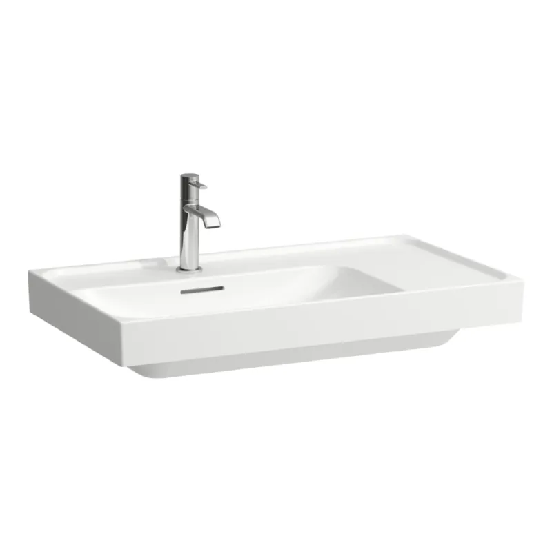 Laufen Meda Vegghengt Servant 80x46 cm - Hylle høyre