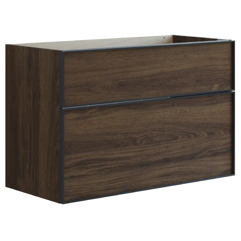 Dansani Inzo Urban Servantskap 100x44 cm med sort ramme for enkel servant