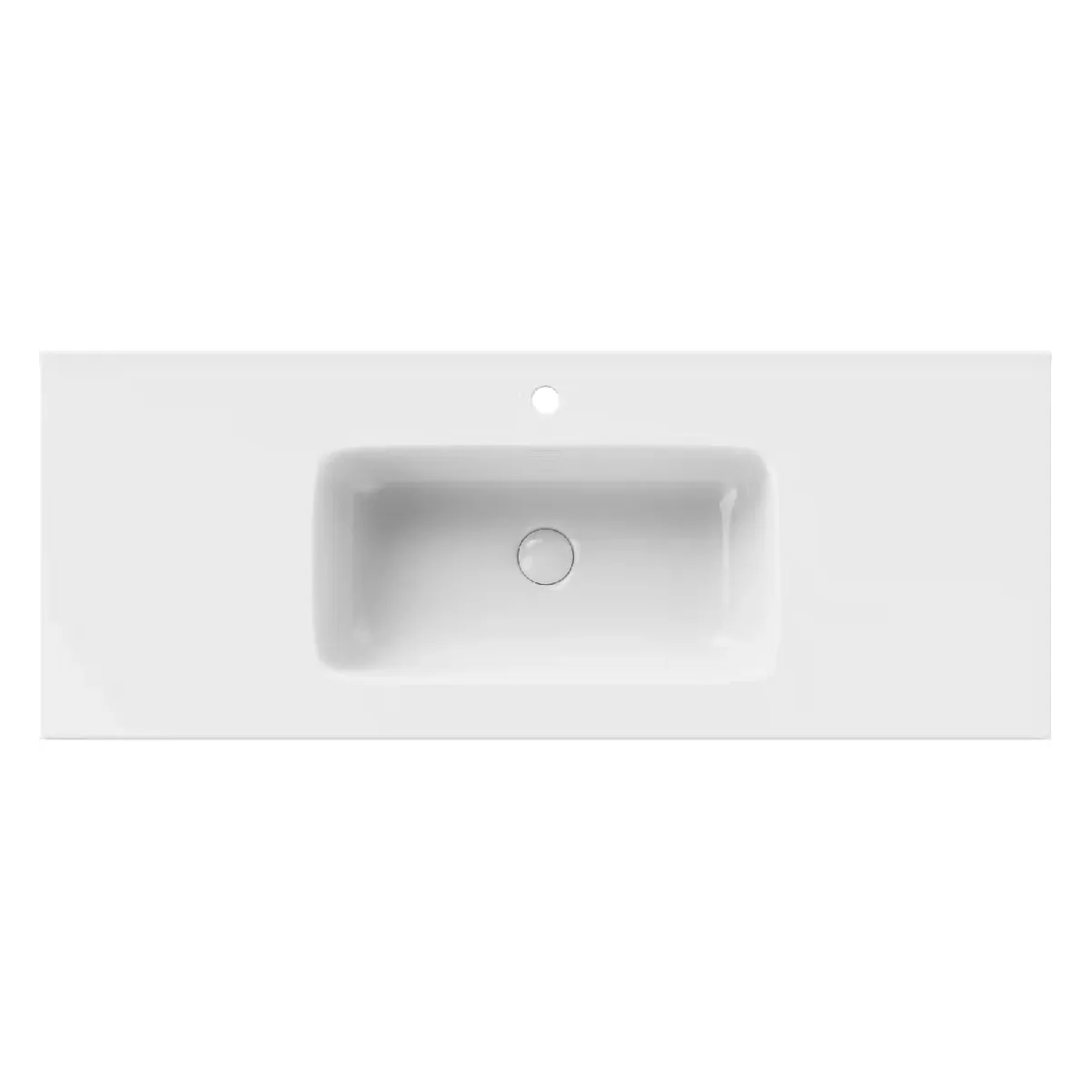 FossBad Aqua Enkel Møbelservant 61-121 cm - Porselen