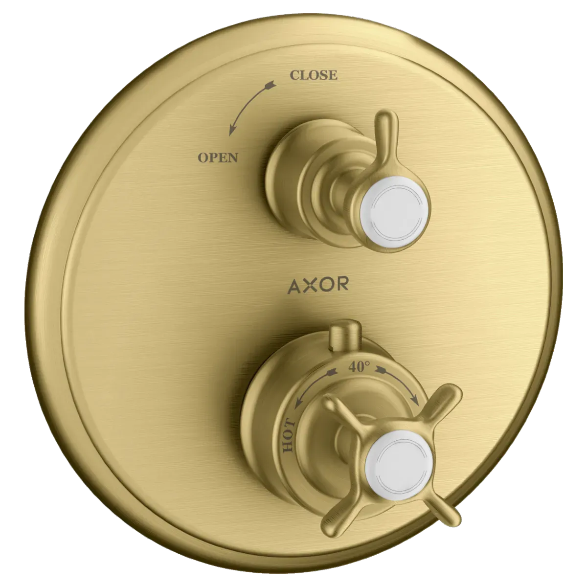 Axor Montreux Innebygd Termostatmodul med kryssgrep og avsperring - 1 uttak