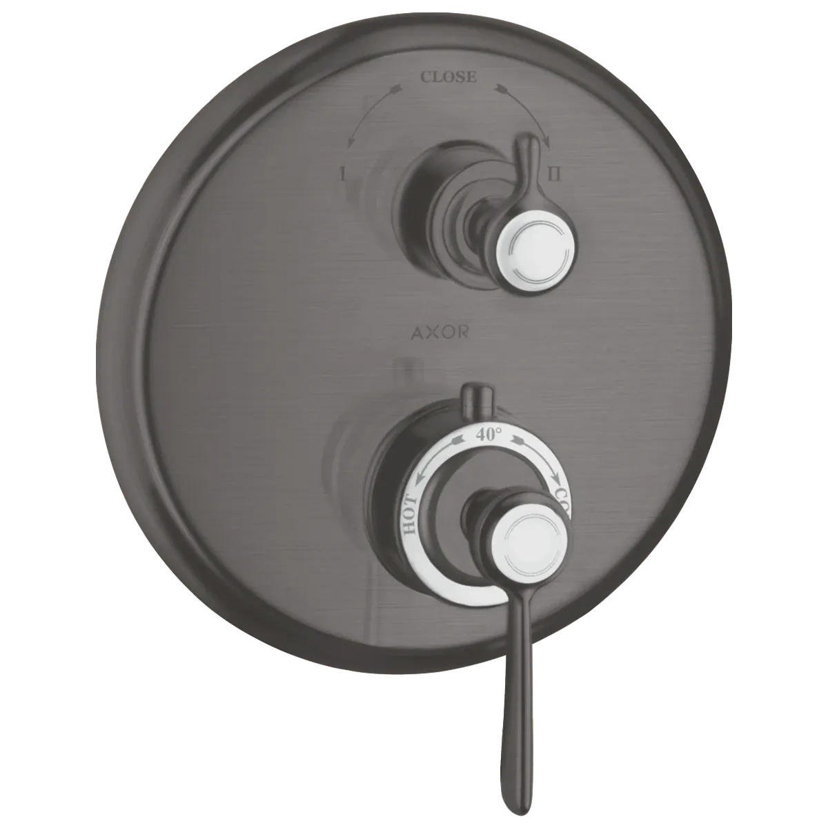 Axor Montreux Innebygd Termostatmodul med vingegrep og avsperring/vender - 2 uttak