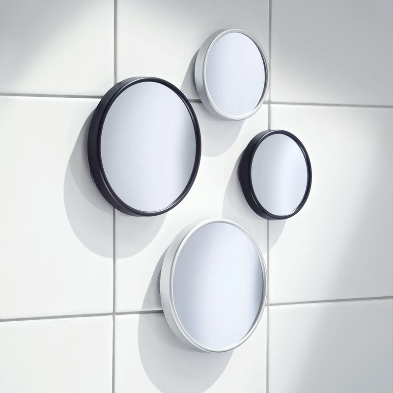 Smedbo GLOW Sminkespeil X12 Silver Sugekopp 9 cm