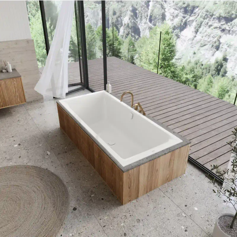 Kaldewei PURO NEXT DUO Mod 1438 Innebygd Badekar 170x75 cm