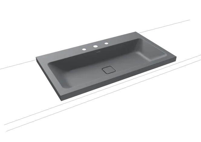 Hovedbilde Kaldewei CONO Mod 3084 Toppmontert Servant, 90x50 cm, Cool Grey 70, 3 ...