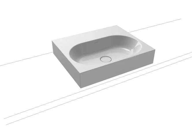 Hovedbilde Kaldewei CENTRO Mod 3057 Toppmontert Servant, 60x50 cm, Manhattan, 0 ...
