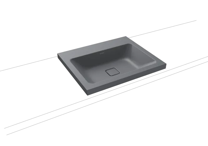Hovedbilde Kaldewei CONO Mod 3083 Toppmontert Servant, 60x50 cm, Cool Grey 70, 0 ...