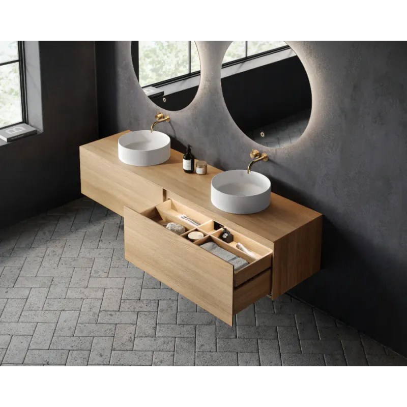 Copenhagen Bath Bergen 200 cm servantskap - to skuffer
