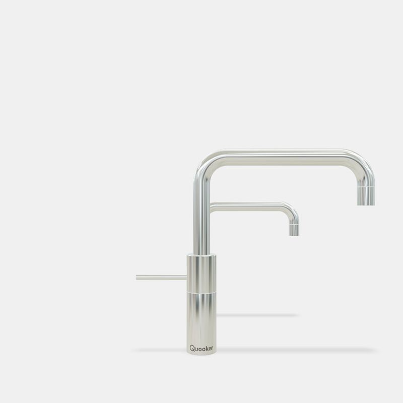 Quooker Twintaps Square sett m. 3 l. krom