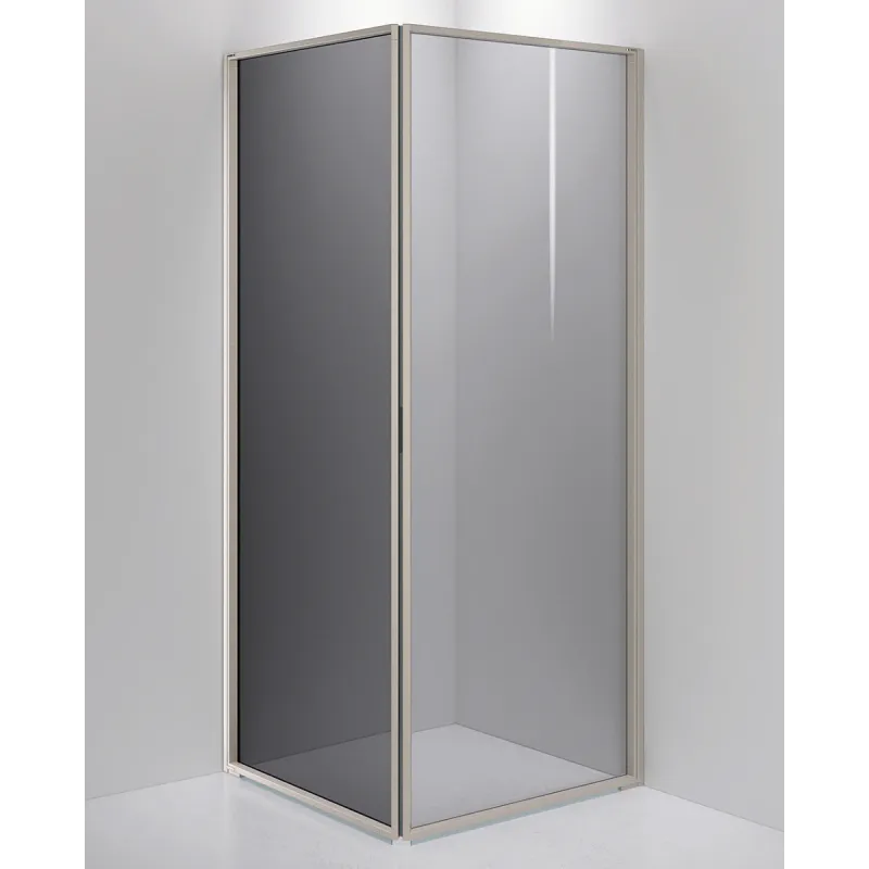INR Edge 12 Dusjhjørne – Stone – 90x90 cm