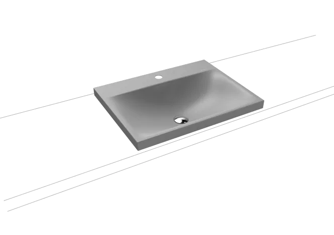 Hovedbilde Kaldewei SILENIO Toppmontert Servant Mod 3040 60x46 cm, Cool Grey 30, ...