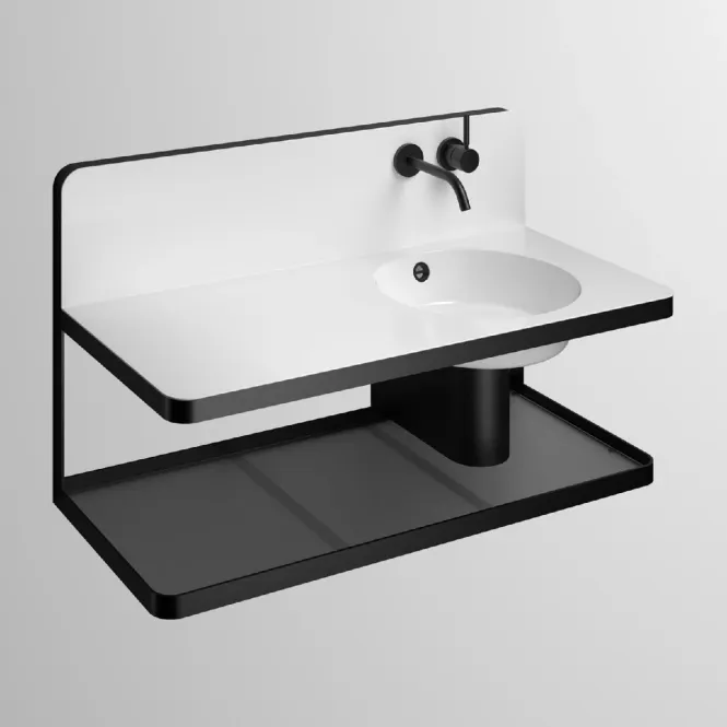 Hovedbilde Alape WP.S19L.2 servant 100x49 cm vegghengt inkl. blandebatteri