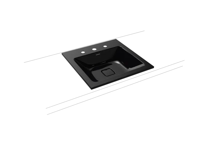 Hovedbilde Kaldewei CONO Mod 3075 Nedfelt Servant, 50x50 cm, Black, 3 kranhull, ...