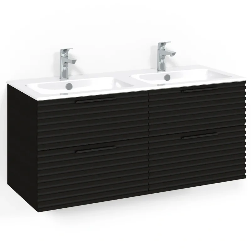 Macro Crown Stripe servantskap 120 cm med porselensservant