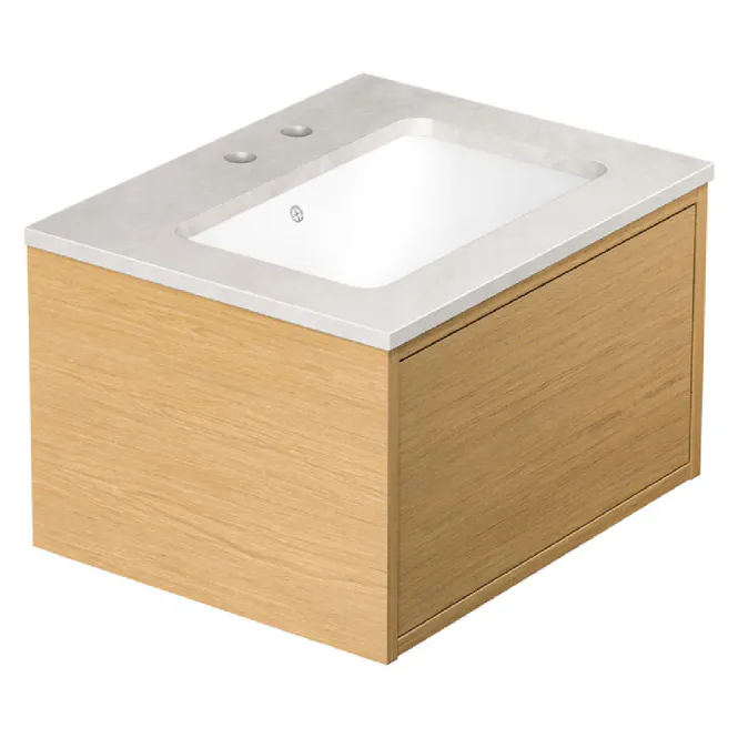 Hovedbilde Gustavsberg Ducentic Servantskap 60 cm med Polar Grey Benkeplate og ...