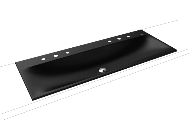 Hovedbilde Kaldewei SILENIO Nedfelt Servant Mod 3039 120x46 cm, Black Matt 100, ...