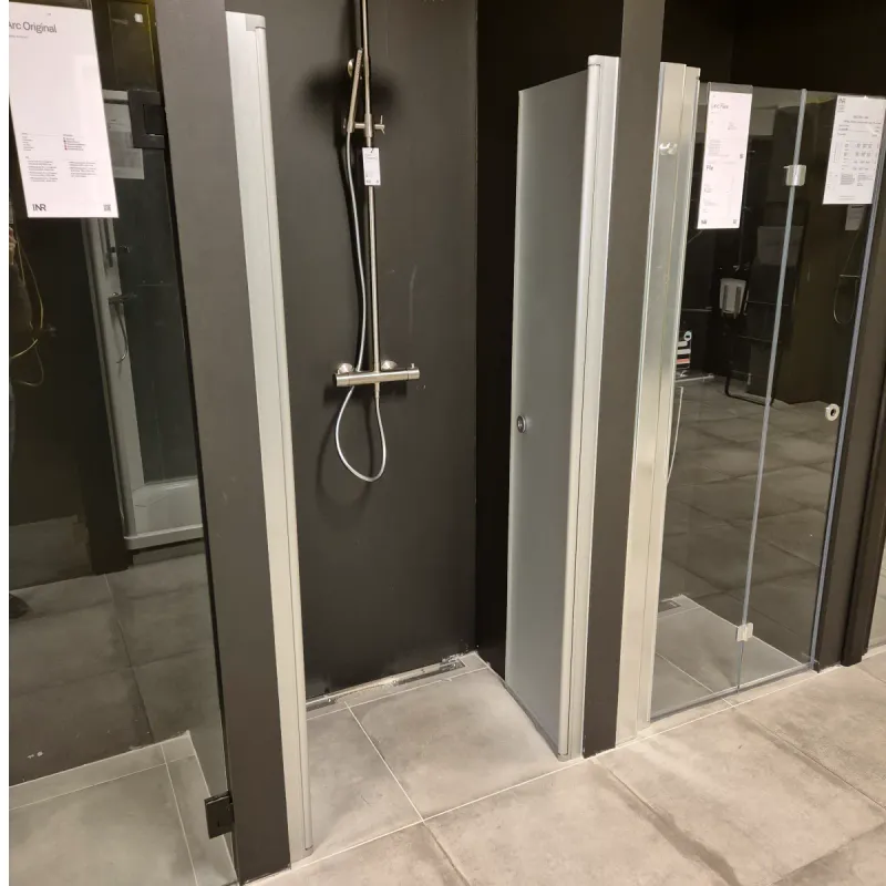 OUTLET: INR Linc 3 saloondører 95 cm frostet gl./mattbørstet